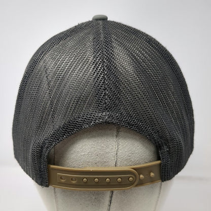 Vermeer Mountain West The Identity Group Trucker Hat Gray One Size Mesh Snapback