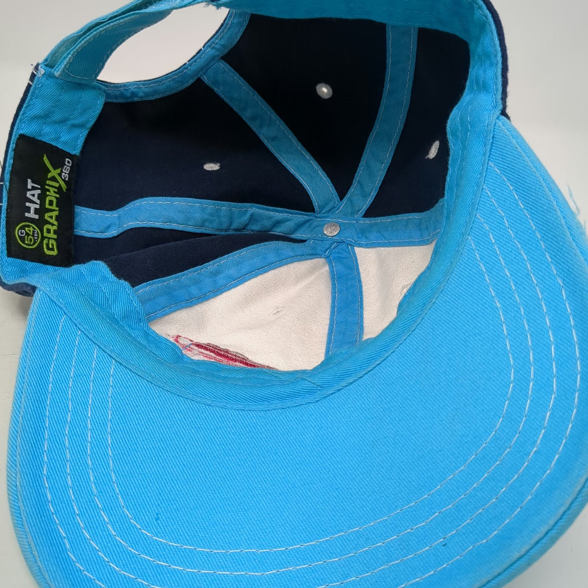 Hat Graphix 360 Baseball Cap Blue One Size Utahs Hogle Zoo Embroidered Strapback