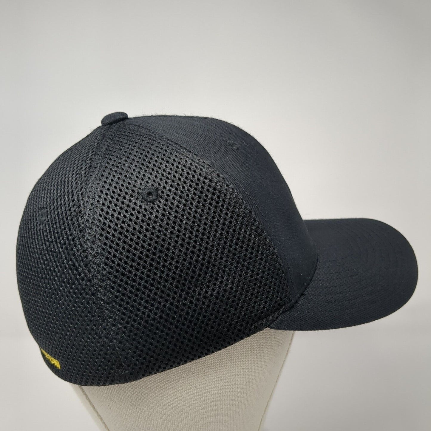 Medicine Man Fitted Hat Black S/M Embroidered Flexfit Breathable Yupoong