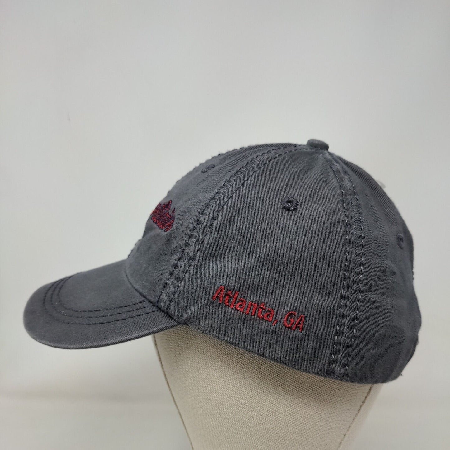 Stone Mountain Park Atlanta GA Strapback Hat Gray OSFM Embroidered