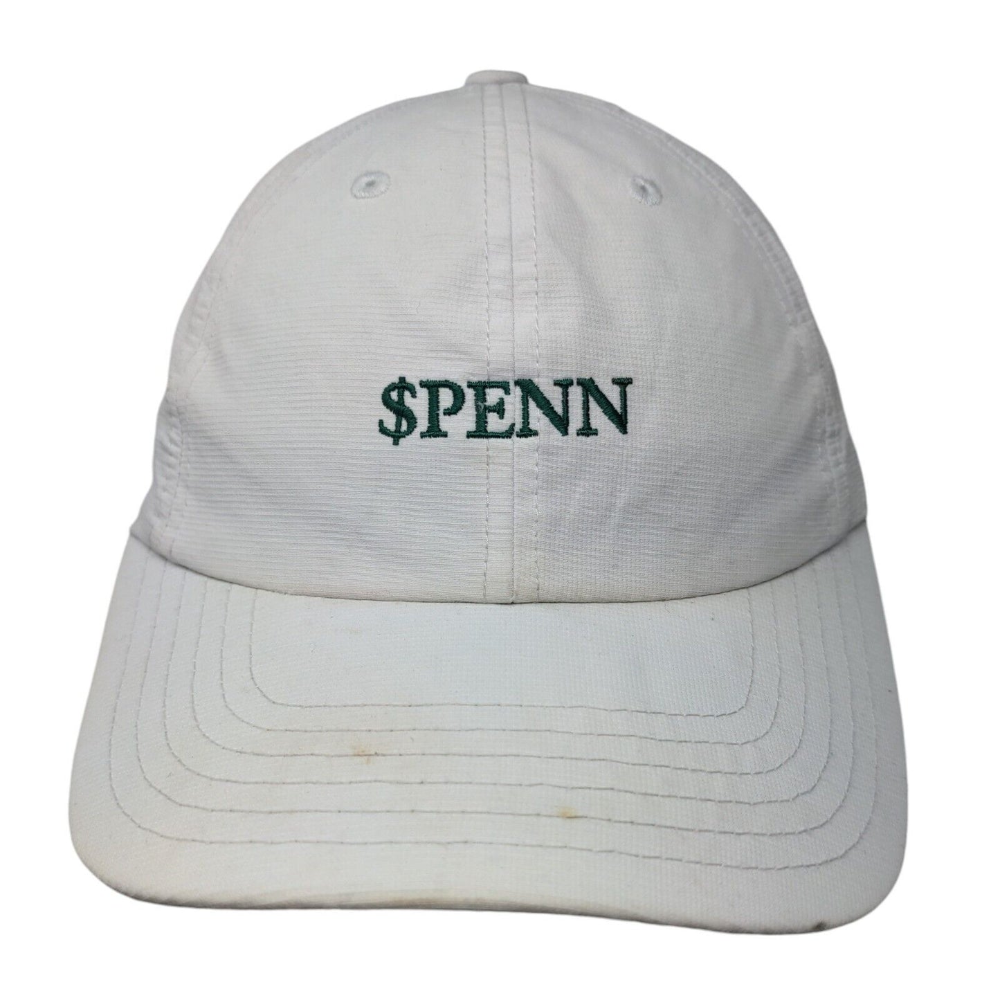 Spenn Strapback Hat White One Size Adjustable Embroidered American Needle