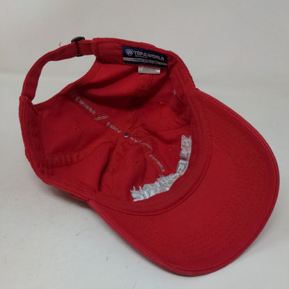 Top of the World Men's Slideback Hat Red Ohio State Big 10 2017 Football Logo