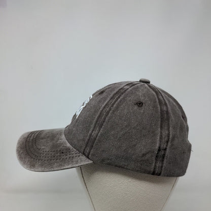 Super Mama Slideback Hat Brownish-Gray One Size Adjustable Embroidered Cotton