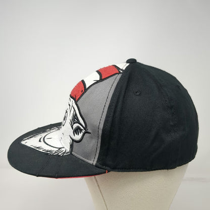 Concept One Dr Seuss Cat in the Hat Baseball Cap Black Gray Red White L Fitted