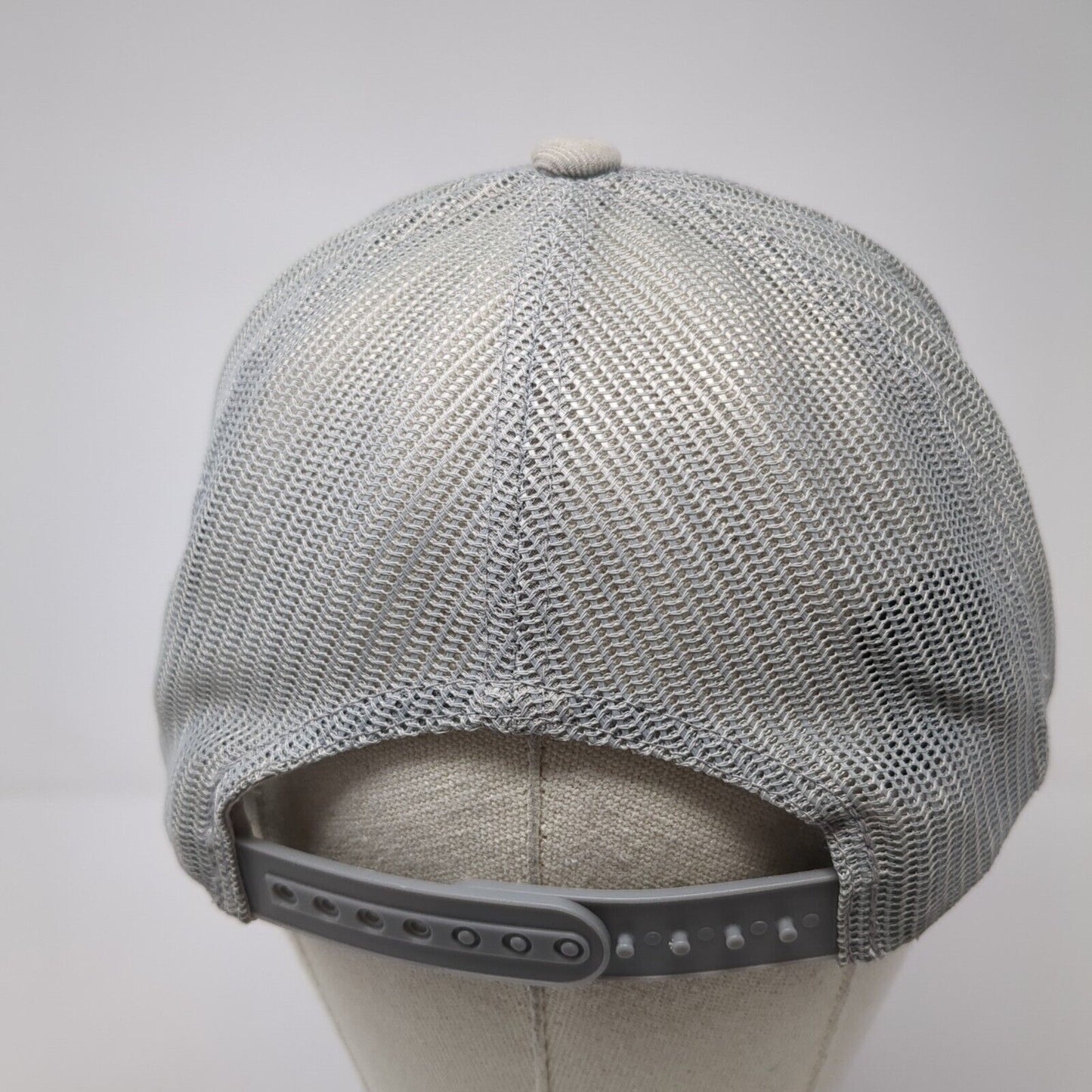 Brixton Manufacturing Co. Snapback Trucker Hat Gray OS Adjustable Mesh Back