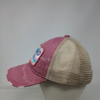 Blessed Hot Mess Trucker Hat Multicolor One Size Mesh Back Distressed Katydid
