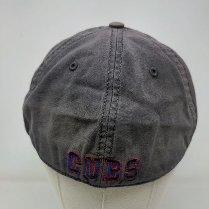 '47 Brand Men's Fitted Hat Gray Size L Patch Chicago Cubs Logo Cotton