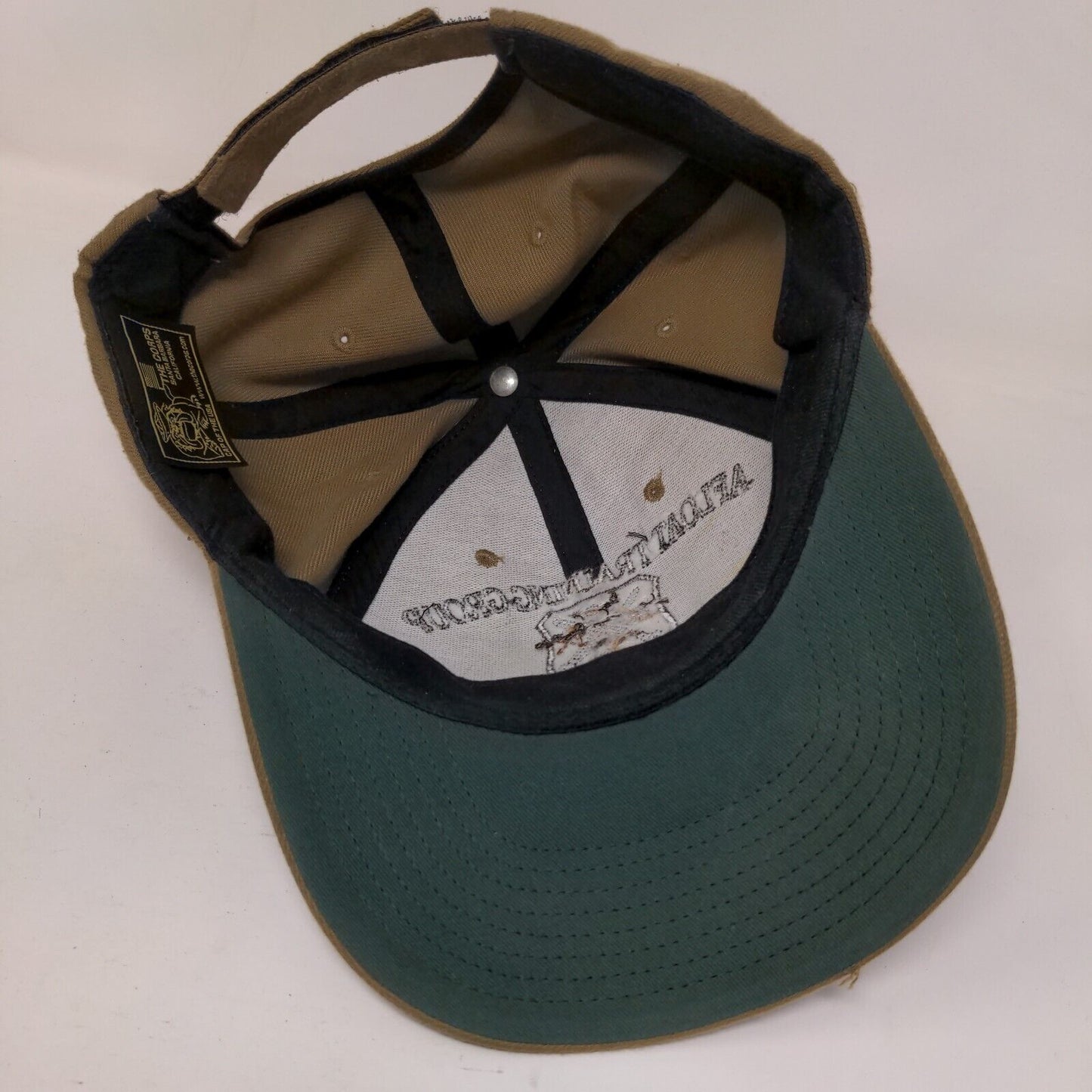 Afloat Training Group Mayport Strapback Hat Brown One Size Embroidered