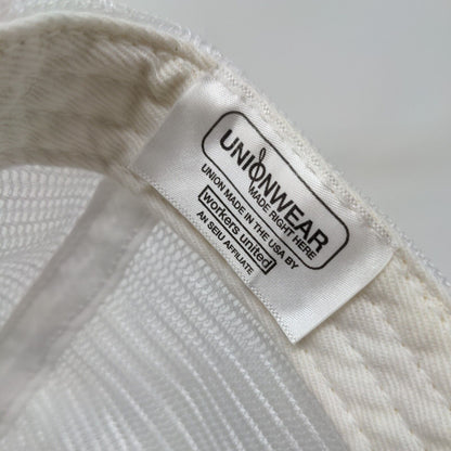 Local #47 Snapback Trucker Hat Blue One Size Embroidered Patriotic Unionwear