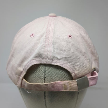 John Deere Baseball Cap Pink One Size Embroidered Logo Slideback Hat Cotton