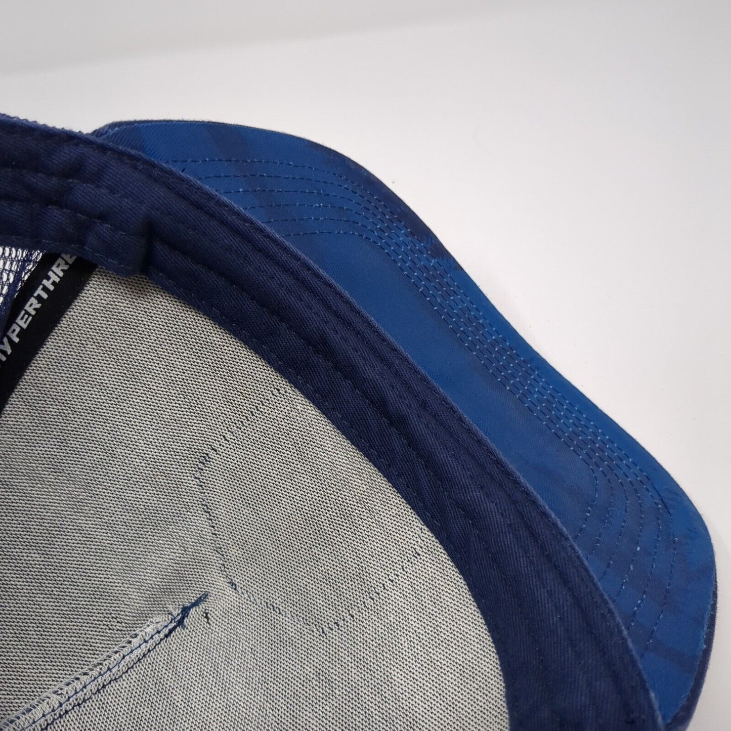 Hyperthreads Snapback Trucker Hat Camo One Size Mesh Back Patch Outdoor