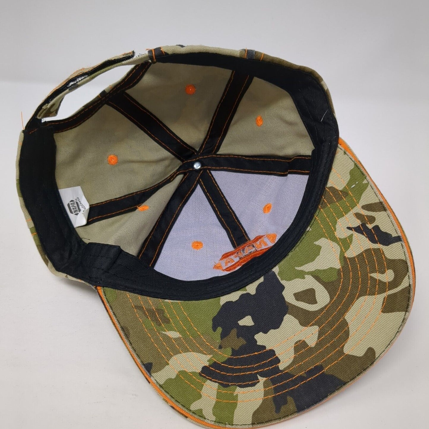 NAPA Outdoors Strapback Hat Camouflage One Size Adjustable 6 Panel