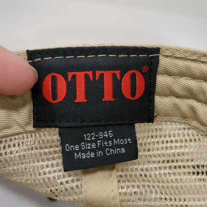 Otto Baseball Cap Black OSFM De Valentine Orchards California Mesh Strapback Hat