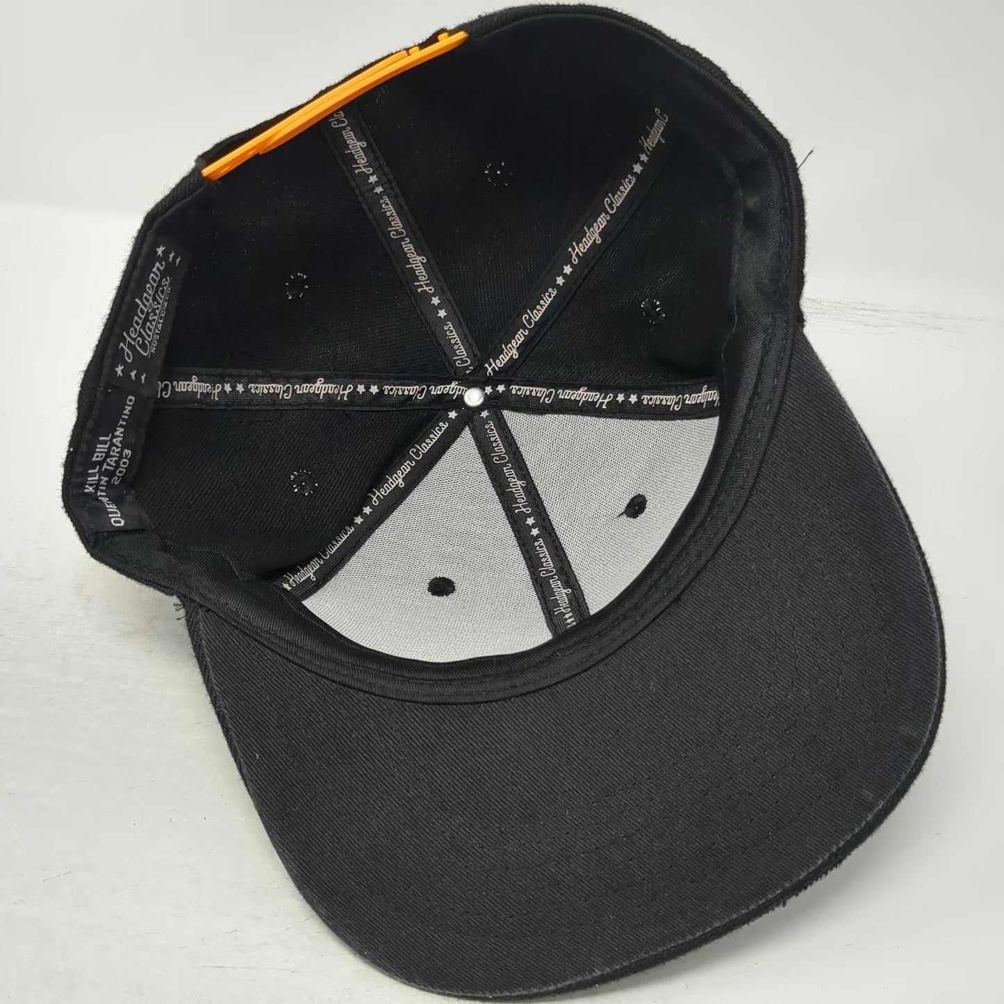 Headgear Classics Snapback Black Hat Quentin Tarantino Kill Bill 2003 Vintage