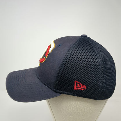 New Era Minnesota Twins MLB Blue Baseball Cap M 39THIRTY Mesh Stretch Fit Hat