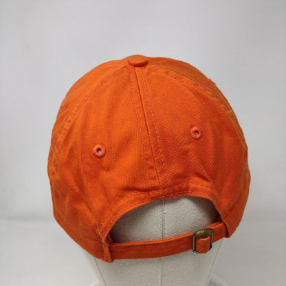 Wigwam Golf Club Slideback Hat Orange OSFA Adjustable Embroidered Cotton