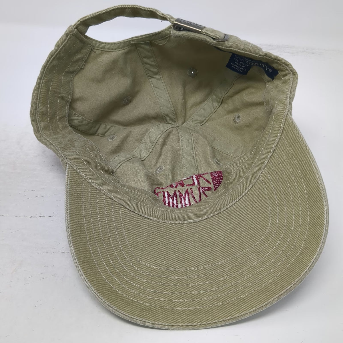 Port Authority Baseball Cap Brown OSFM Sierra Summit Restaurant Slideback Hat