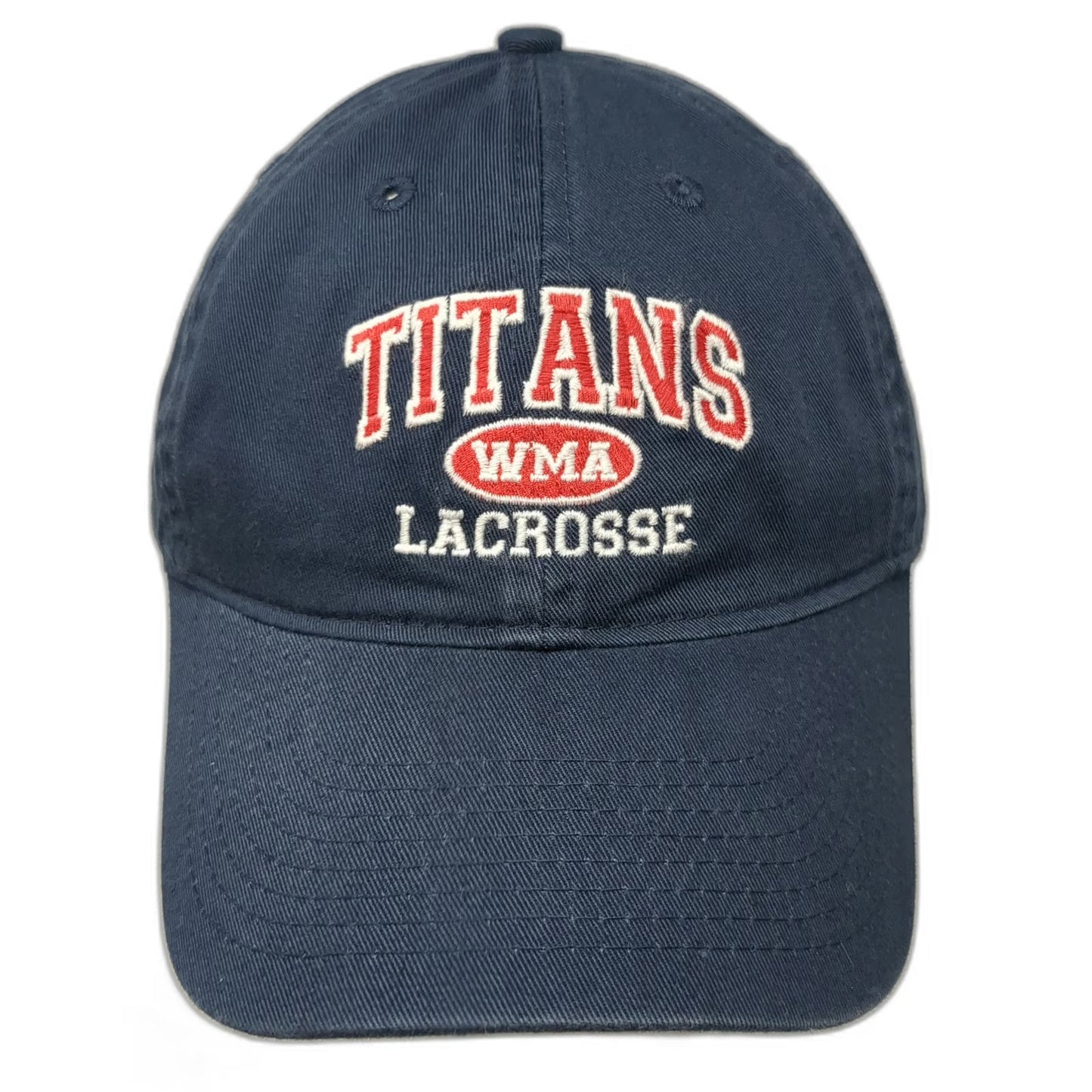 Legacy Baseball Cap Blue One Size Titans WMA Lacrosse Slideback Hat Embroidered