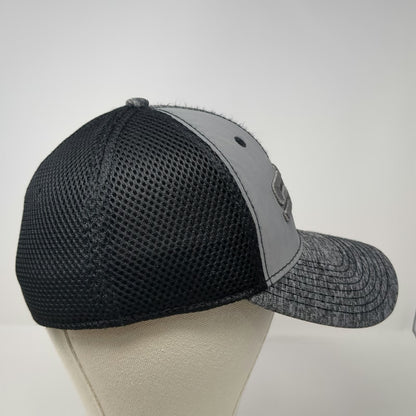 Chicago White Sox MLB New Era Baseball Cap Gray M 39THIRTY Stretch Fit Mesh Hat