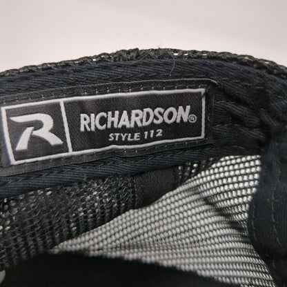 Tek-Solutions Snapback Trucker Hat Black OS Adjustable Mesh Back Richardson