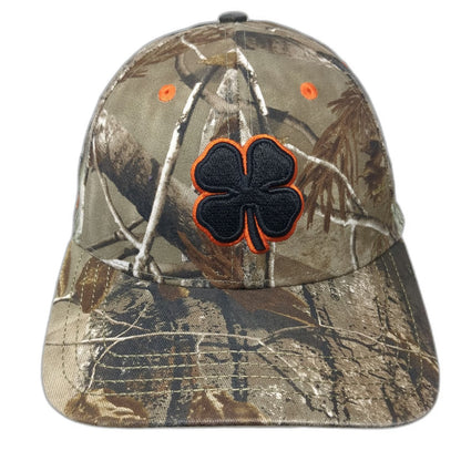 Black Clover Baseball Cap Brown Camo One Size Live Lucky Boneyard Pirate Hat