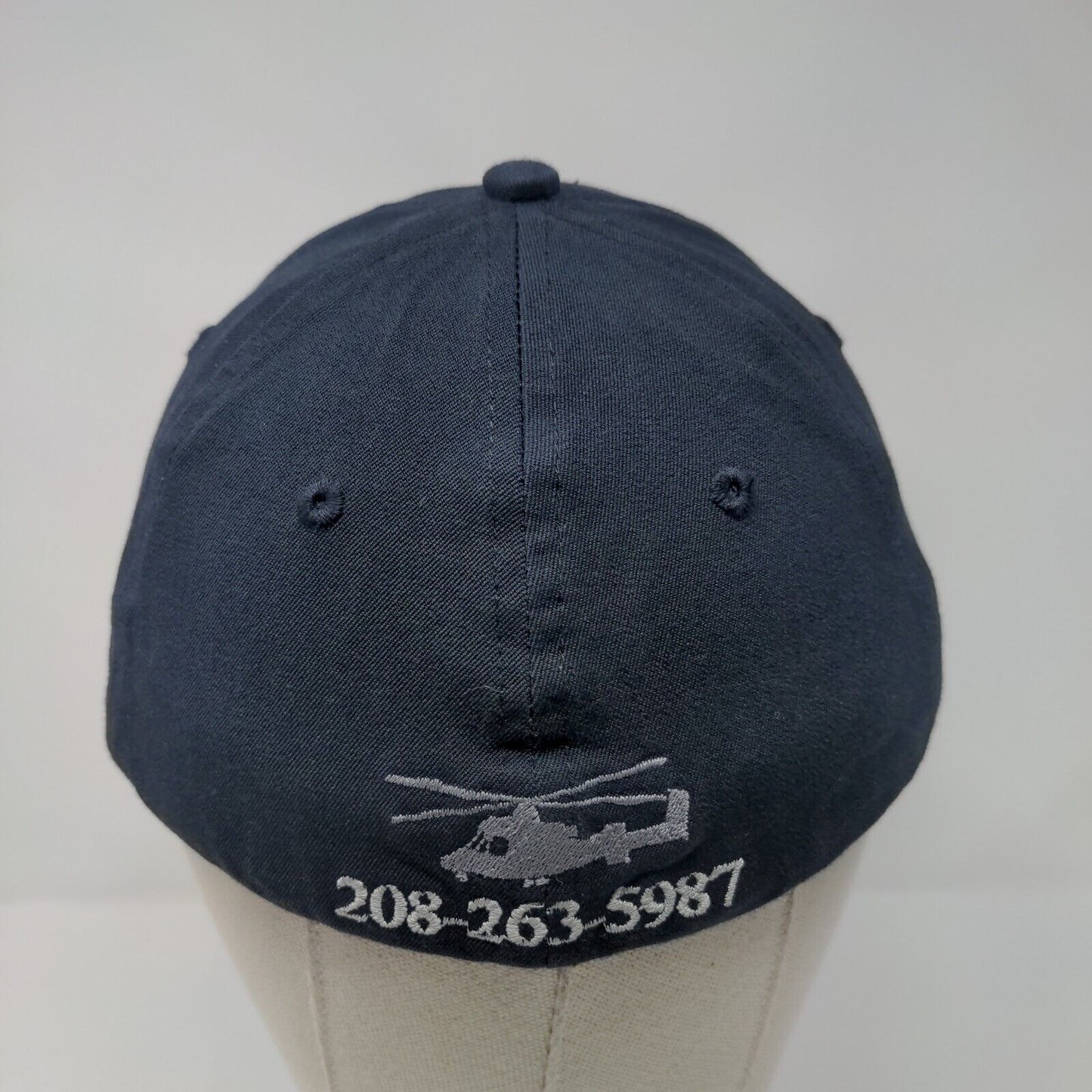 Timberline Helicopter Inc Fitted Hat Blue S/M Nu-Fit Embroidered KC Caps