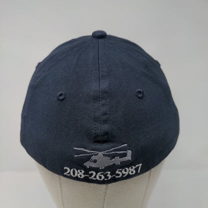 Timberline Helicopter Inc Fitted Hat Blue S/M Nu-Fit Embroidered KC Caps