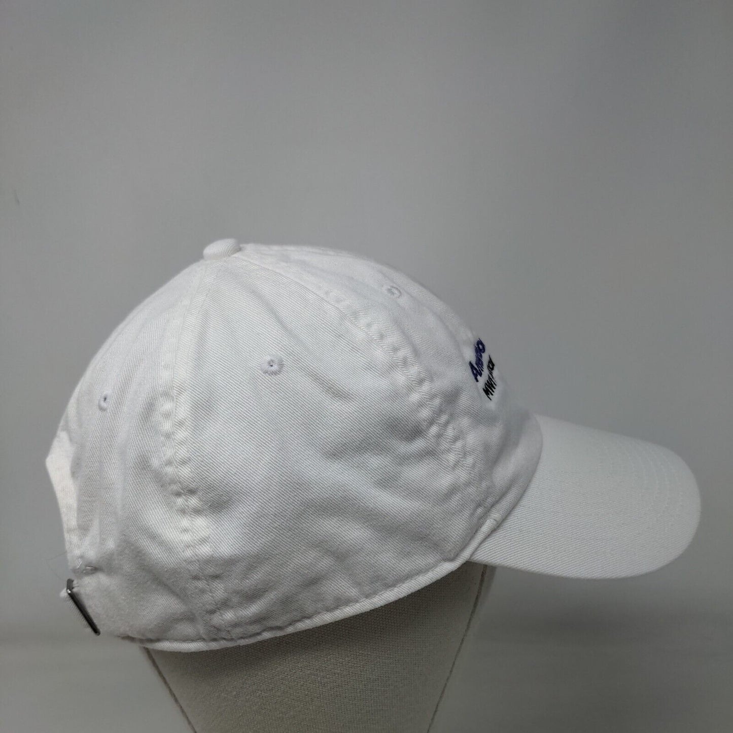 AmerisourceBergen Slideback Hat White OSFM MWI Animal Health Nike Heritage86