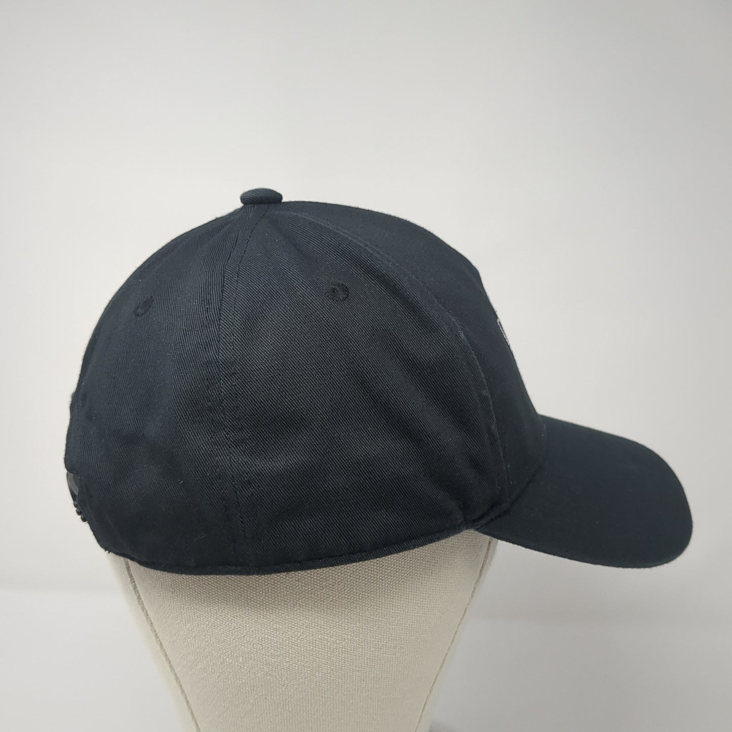 Adidas Trefoil Snapback Hat Black One Size Embroidered Logo Adjustable