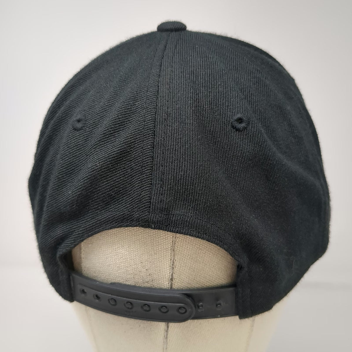 Yupoong Snapback Black One Size Old Camp Whiskey Wolf American Flag Logo Hat