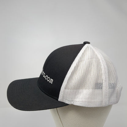 FatLossBro.Com Snapback Trucker Hat Black One Size Mesh Back Colorblock