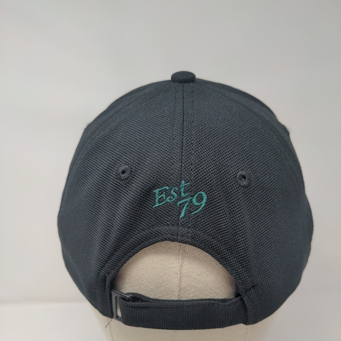 TaylorMade Est 79 Strapback Golf Hat Black OSFA Adjustable Embroidered Polyester