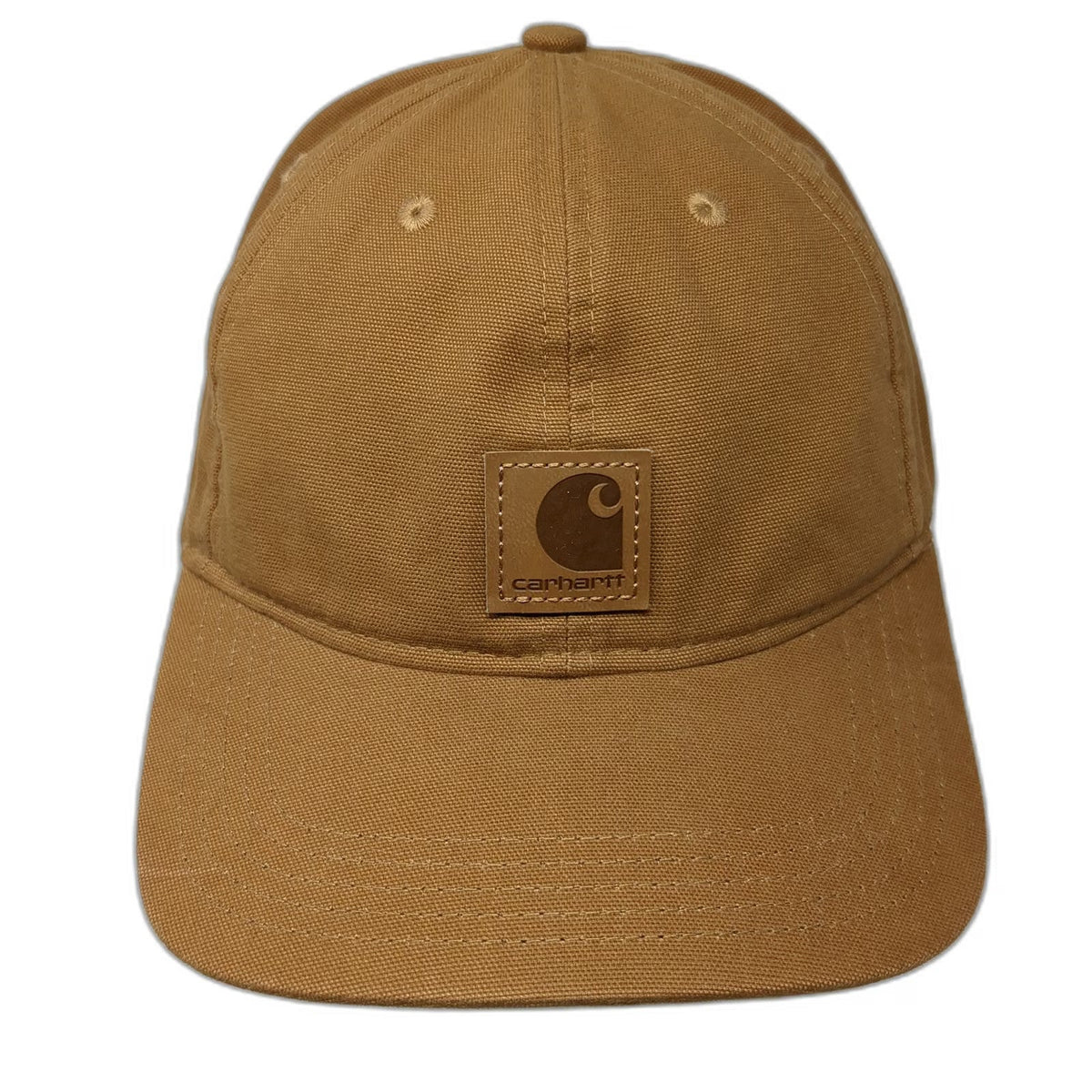 Carhartt Baseball Cap Brown One Size Strapback Canvas Adjustable Workwear Hat