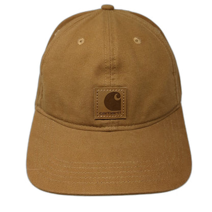 Carhartt Baseball Cap Brown One Size Strapback Canvas Adjustable Workwear Hat