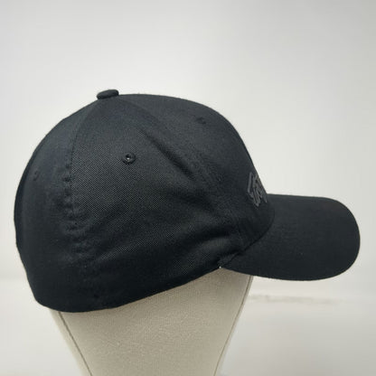Troy Lee Designs Baseball Cap Black S/M Flexfit Raised Rubber Logo Signature Hat