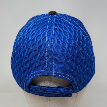 US Army Strapback Hat Blue OSFA Adjustable Embroidered Lightweight 6 Panel
