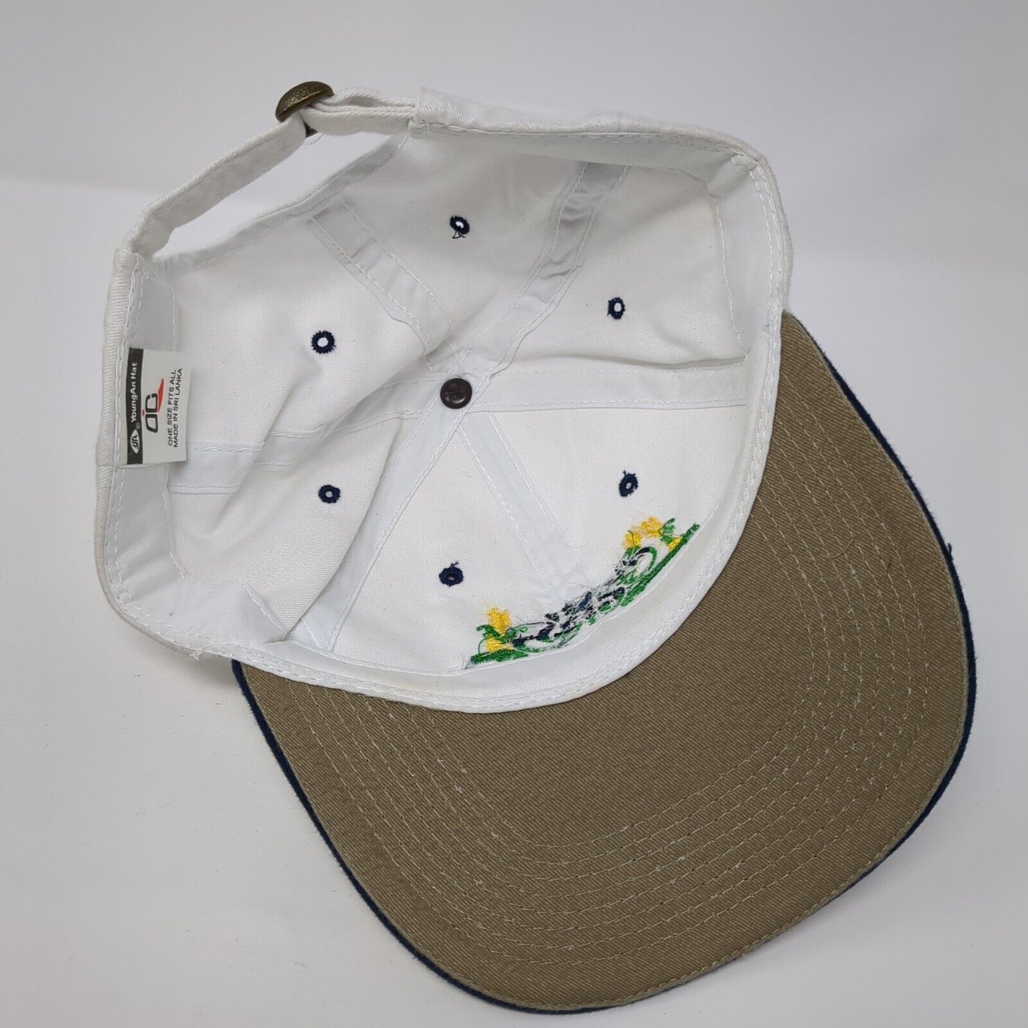 AgriGro Arizona Flying Farmers Slideback Hat White One Size Embroidered