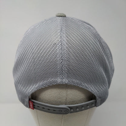 Kimes Ranch Snapback Trucker Hat Gray OSFA 110 Flexfit Mesh Back Yupoong