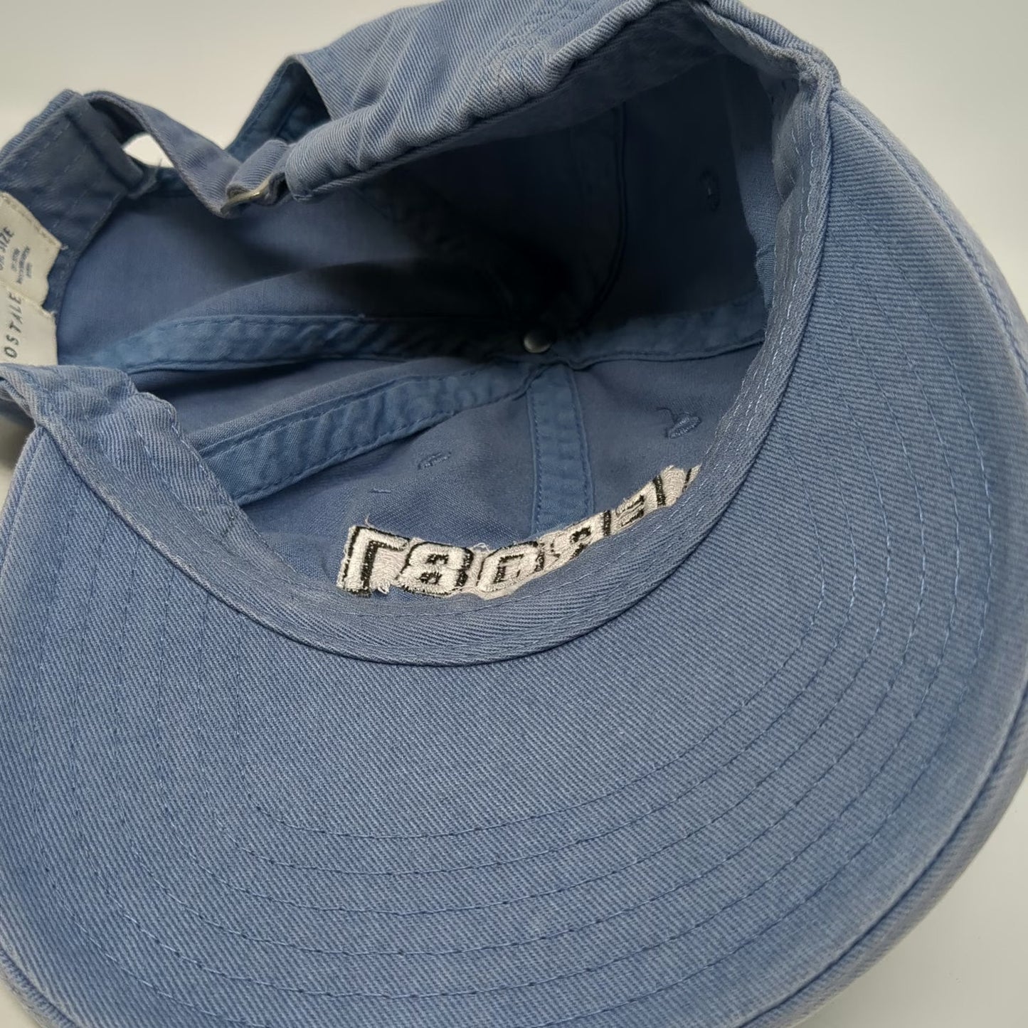 Aeropostale Baseball Cap Blue One Size Bear Graphic Slideback Embroidered Hat
