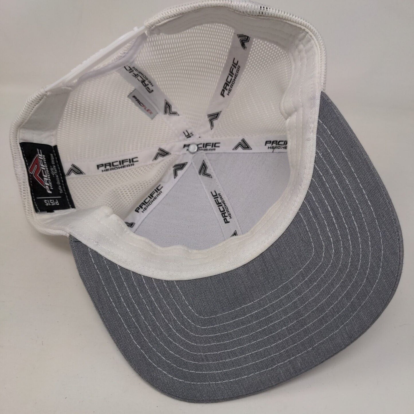 Alturas Homes Snapback Trucker Hat Gray One Size Mesh Back Pacific Headwear
