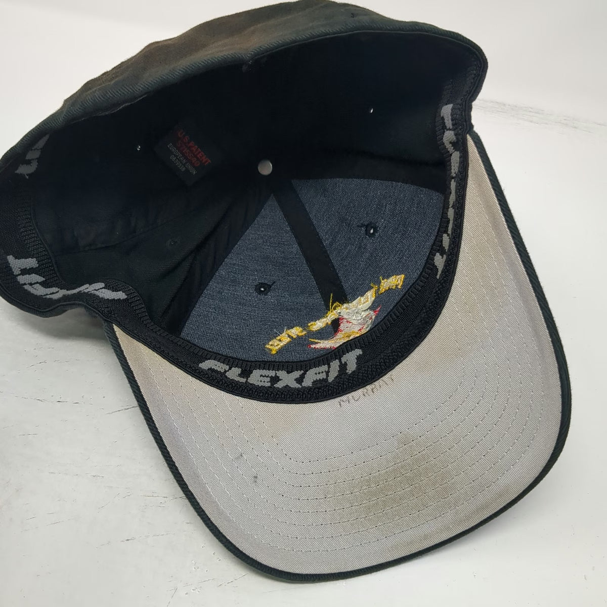 Yupoong Flexfit Baseball Cap Black XL 266th Range Squadron Air Force Unit Hat