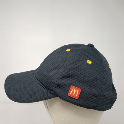 McDonald's Snapback Hat Black One Size Adjustable Employee Uniform