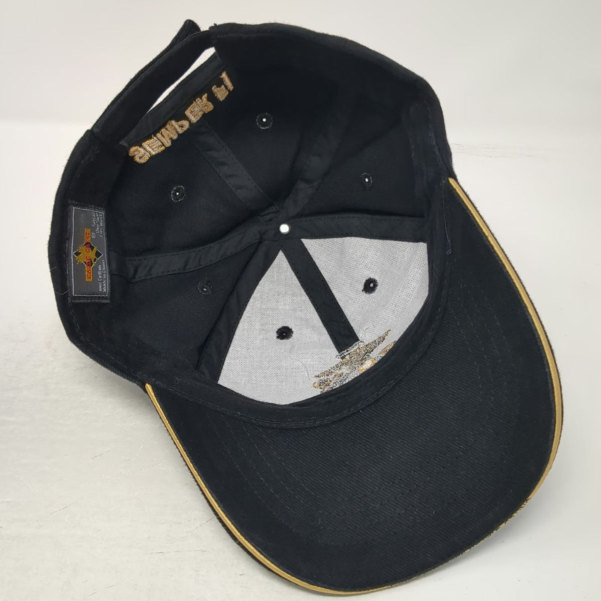 Eagle Crest USMC EGA Semper Fi Black One Size Baseball Cap Strapback Hat