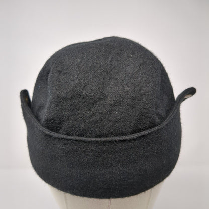 Jessica Simpson Fitted Hat Black One Size Ear Flap Solid Blank Outdoor