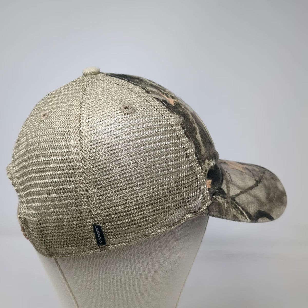 Penn State Nittany Lions NCAA Legacy Trucker Hat Brown Beige One Size Camo Mesh