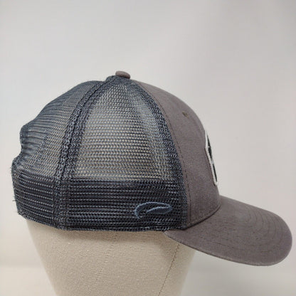 Foresters Snapback Trucker Hat Gray OSFA Adjustable Embroidered Mesh Back Pukka