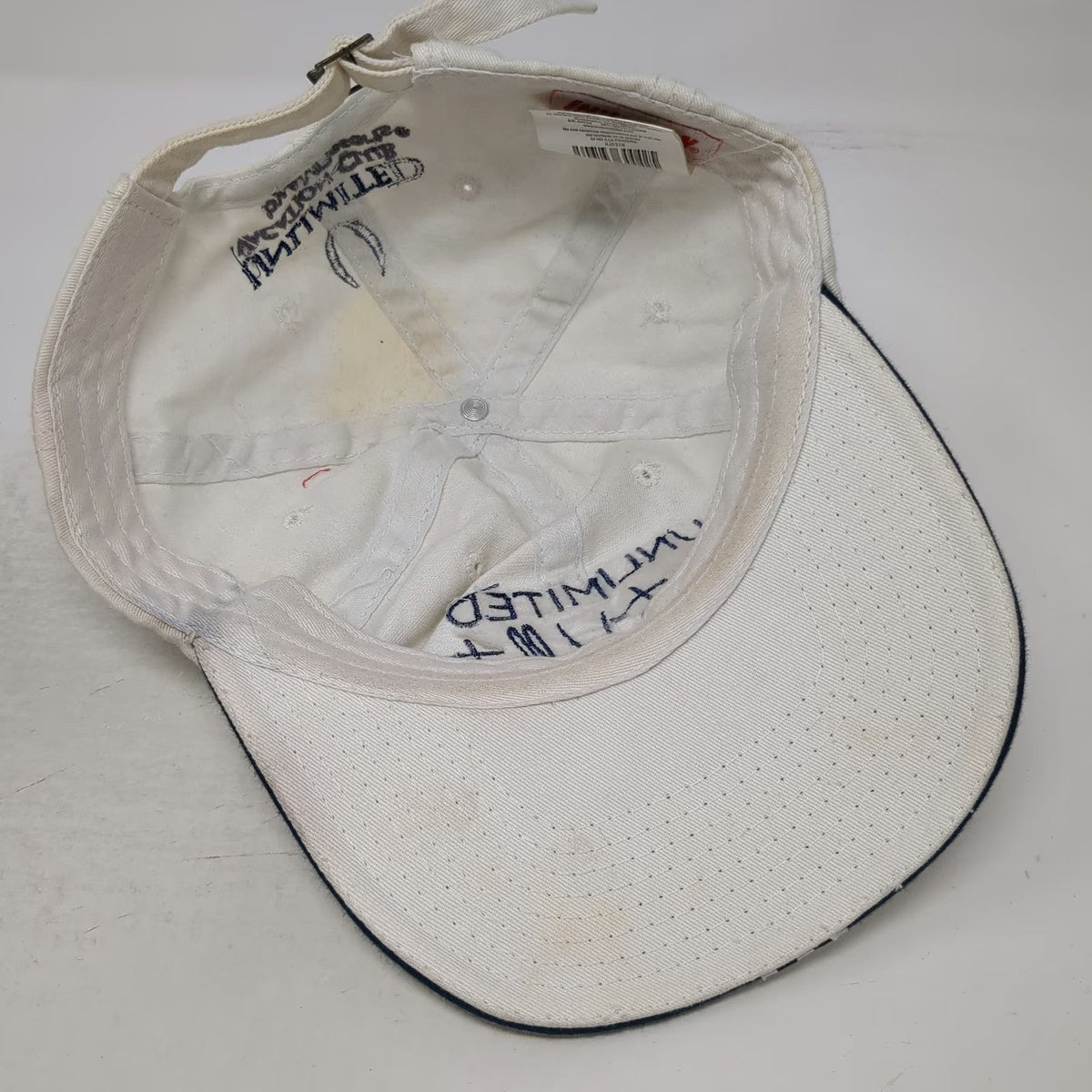 Invasion Baseball Cap White One Size Puerto Vallarta Unlimited Vacation Club Hat