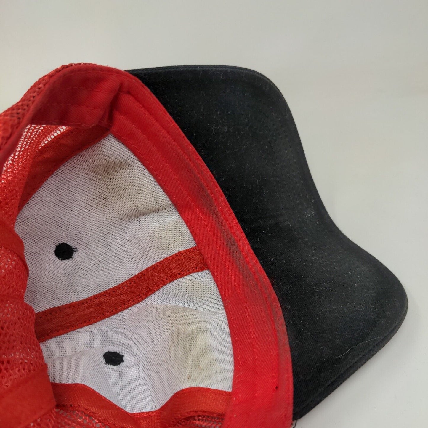 Dodge Hellcat Strapback Mesh Back Trucker Hat Multi One Size Colorblock
