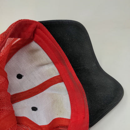 Dodge Hellcat Strapback Mesh Back Trucker Hat Multi One Size Colorblock