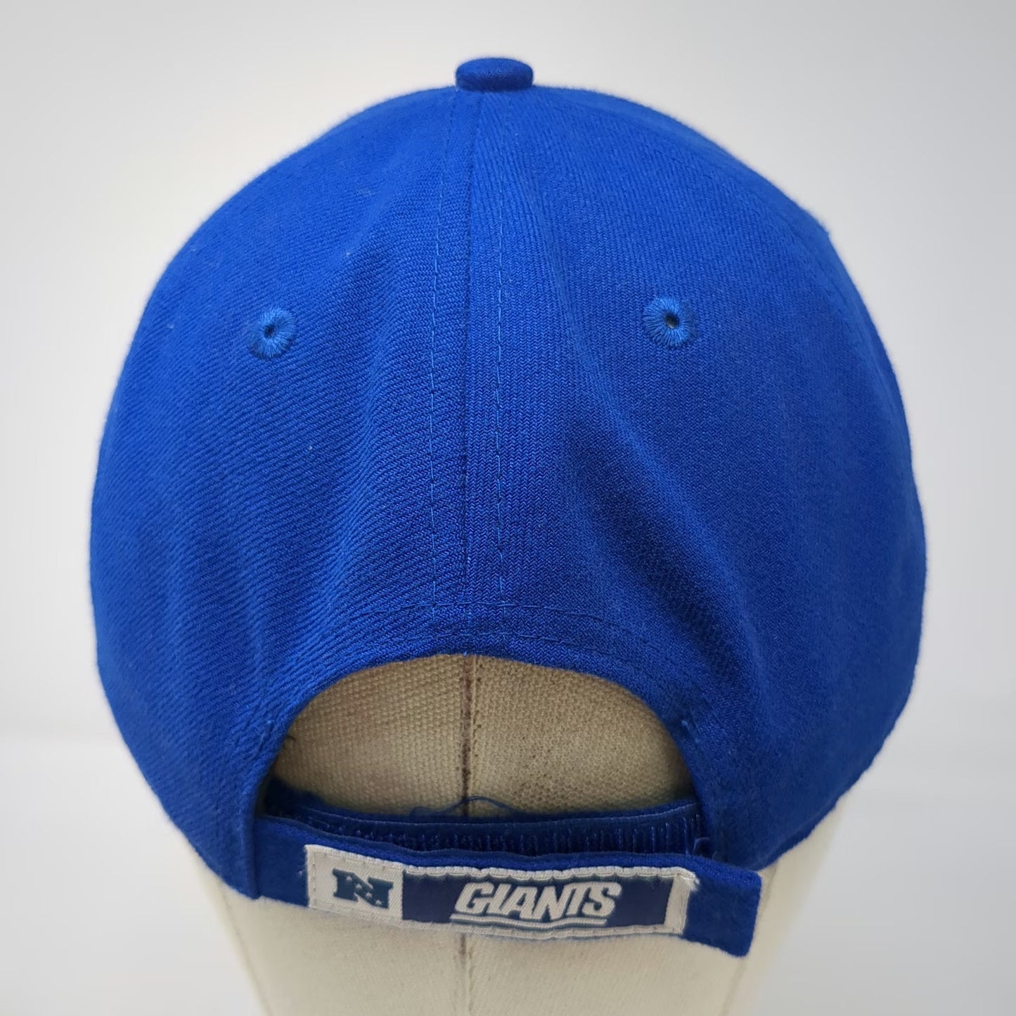 NY Giants NFL New Era 9FORTY Baseball Cap Blue One Size Hat Strapback Curved